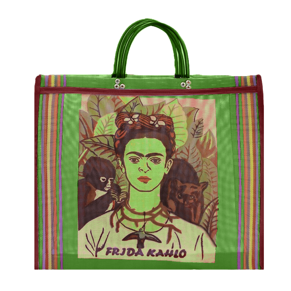 Kitsch Kitchen - Tas Maya Frida Kahlo Groen